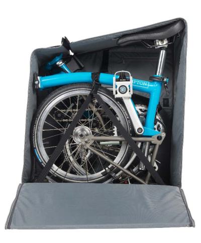 תיק מרופד לנשיאת אופניי ברומפטון עם 4 גלגלים Brompton Transit Travel