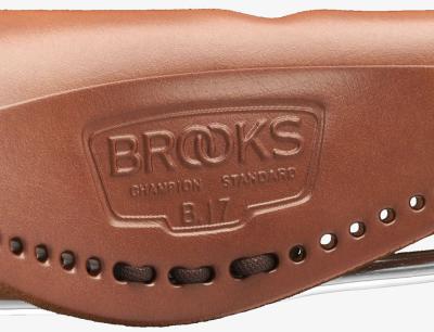 אוכף לאופניים מעור Brooks B17 Carved, צבע דבש